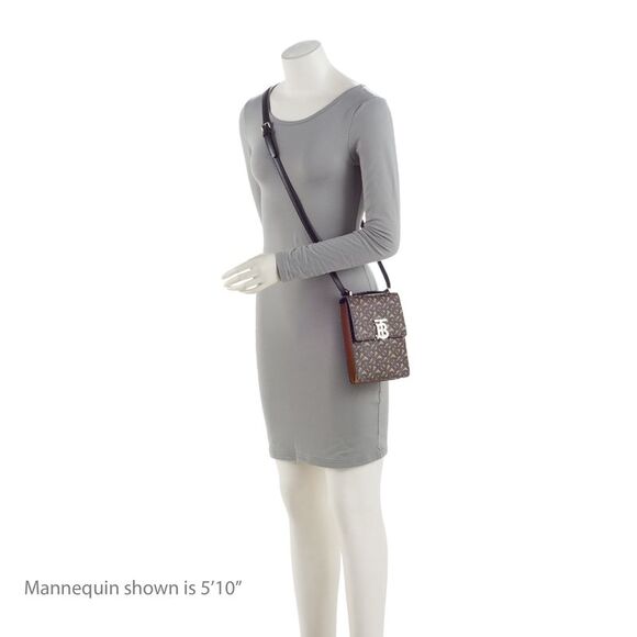 Burberry E-Canvas TB Monogram Robin Mini Messenger - Picture 5 of 15